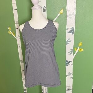 Lululemon Athletica Black and White Checkered Tank Top